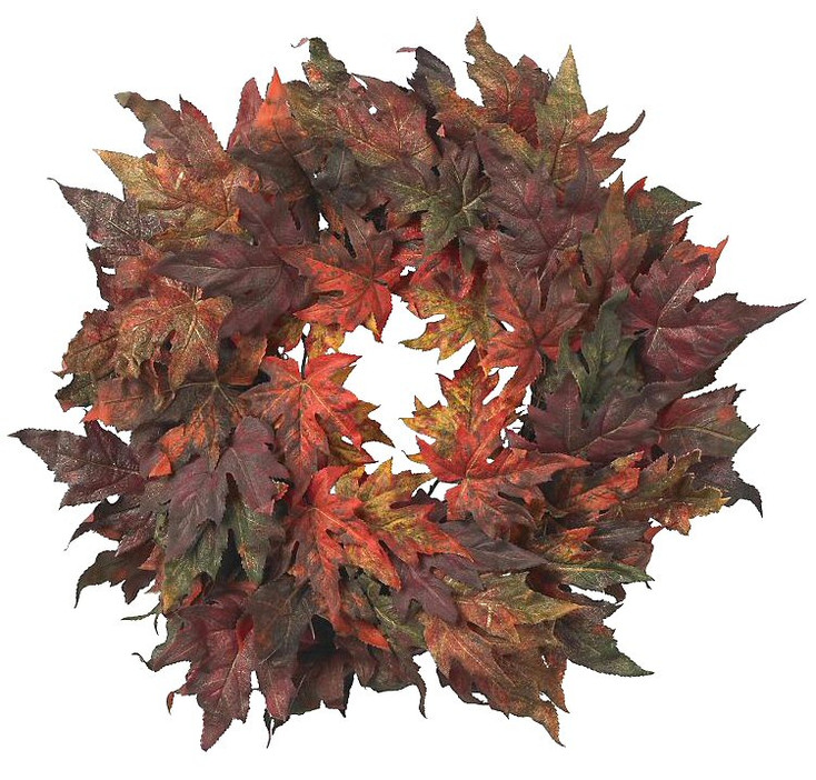 30" Maple Leaf Wreath