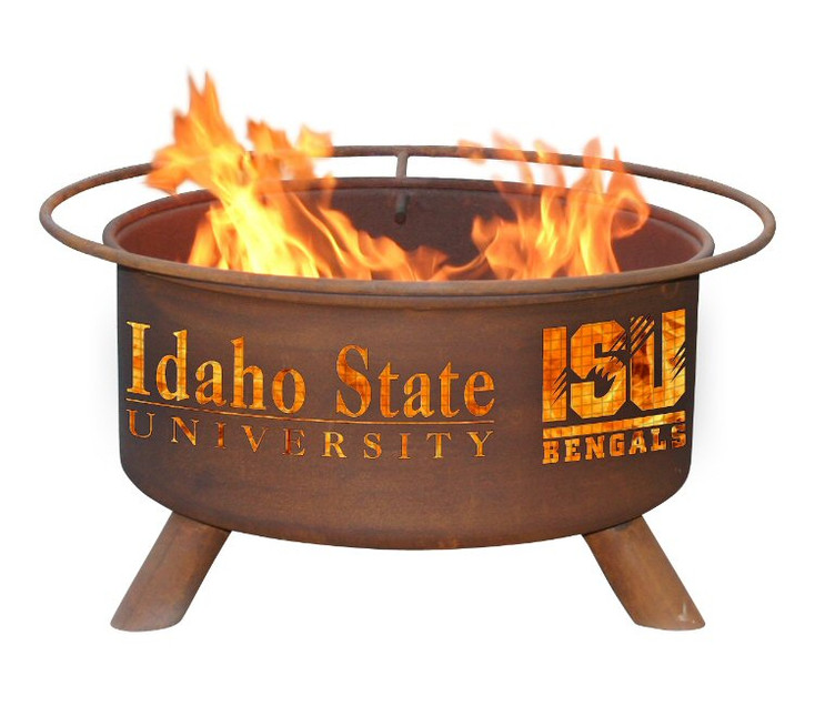 Idaho State University Bengals Metal Fire Pit