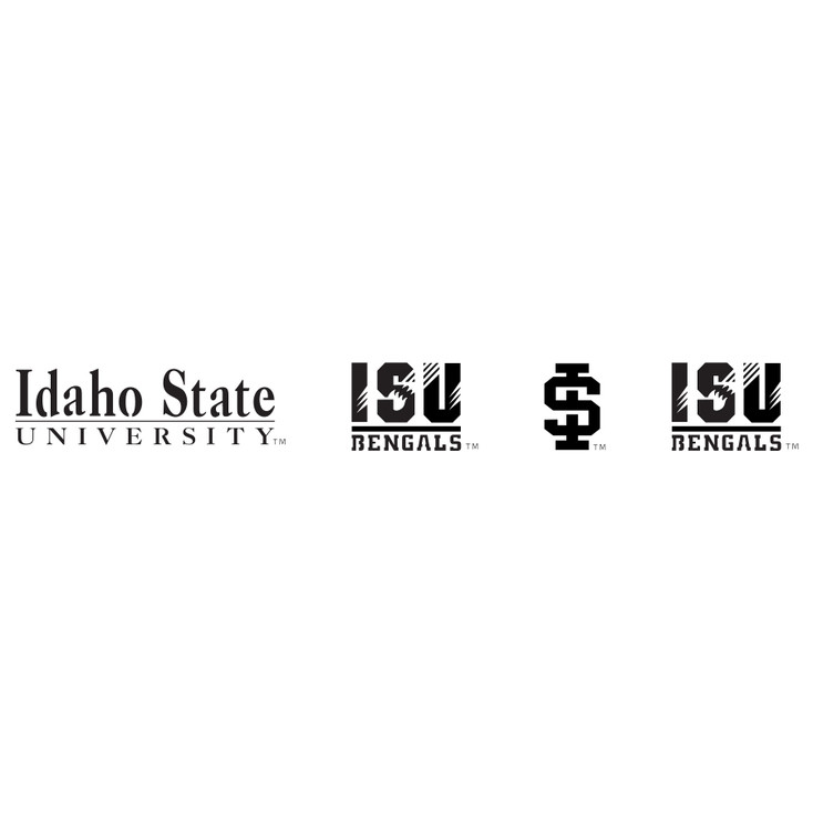 Idaho State University Bengals Metal Fire Pit Strip Details