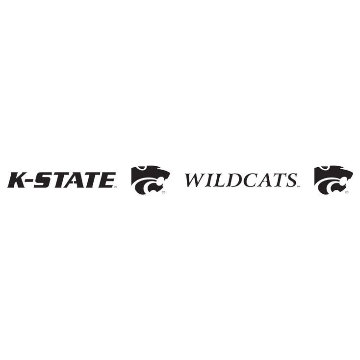 Kansas State University Wildcats Metal Fire Pit Strip Details