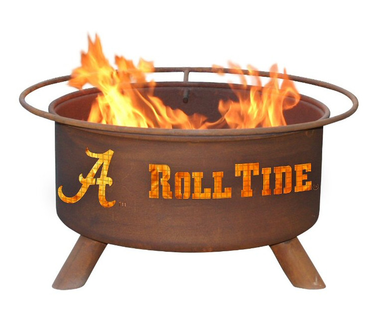 University of Alabama Crimson Tide Metal Fire Pit