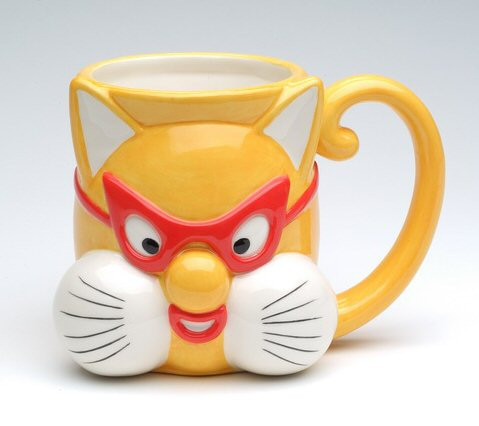 Tom Cat Mug, Set of 2