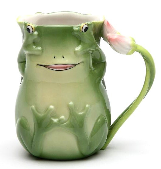Fairy Frog Earthenware Mug, Set of 4