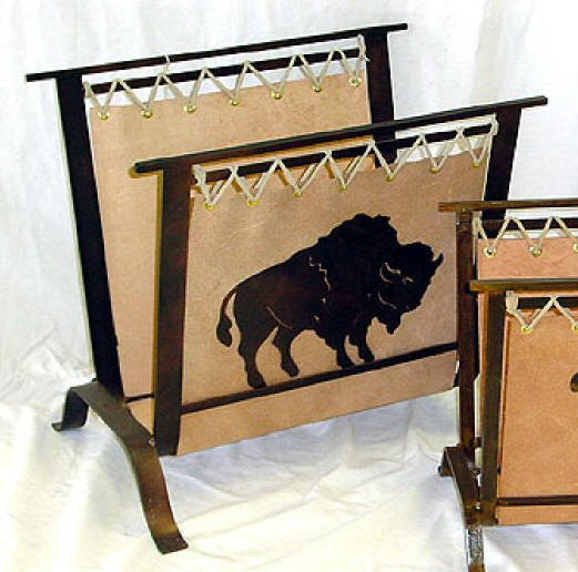 Large Choice Wildlife Metal Magazine Rack, 66 Designs
