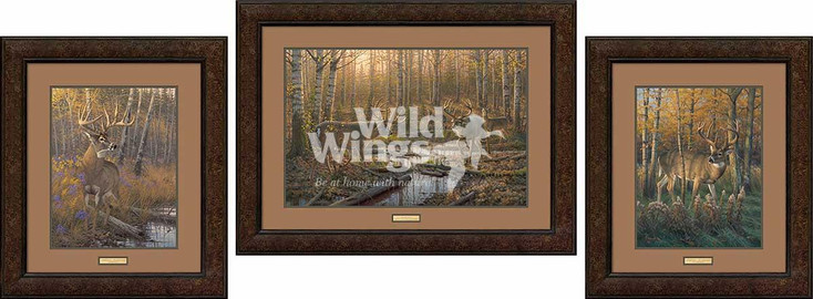 Border Wars Whitetail Deer Framed Limited Edition Art Print Wall Art
