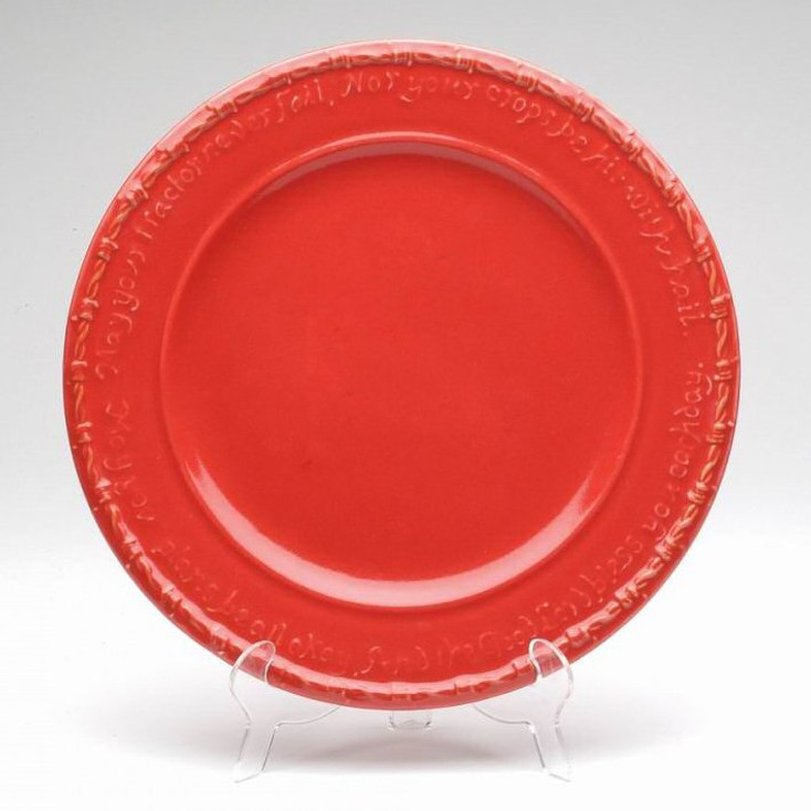 Red Farm Blessing Tractor Dinner Plates, Set of 4