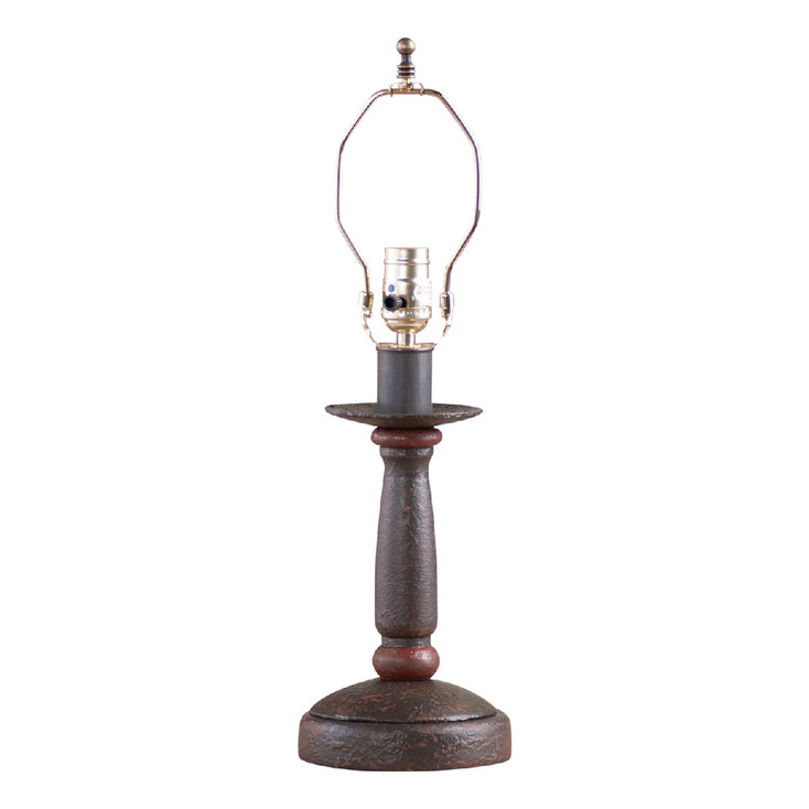 Americana Espresso Butcher's Table Lamp Base