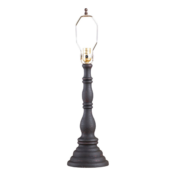 Hartford Black over Red Davenport Table Lamp Base