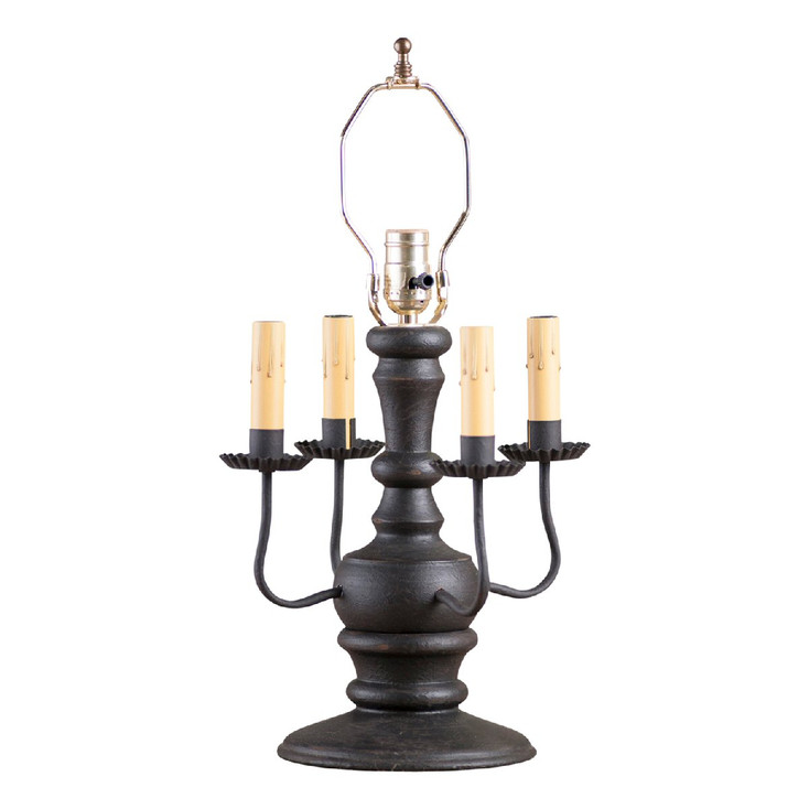Americana Black Cedar Creek Table Lamp Base