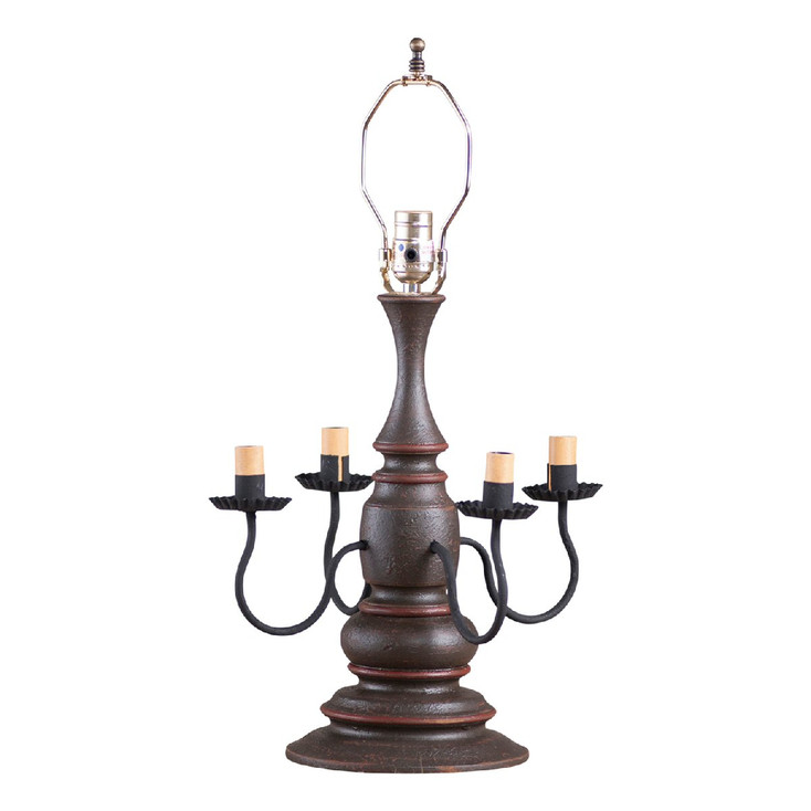 Americana Espresso Harrison Table Lamp Base