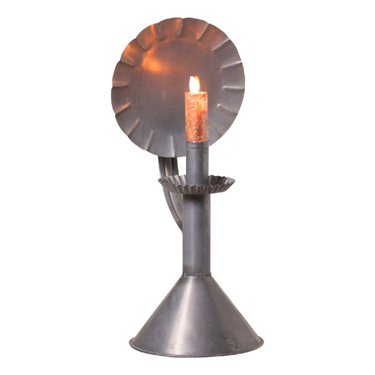 16" Blackened Tin Hearthside Electric Candlestick Accent Light