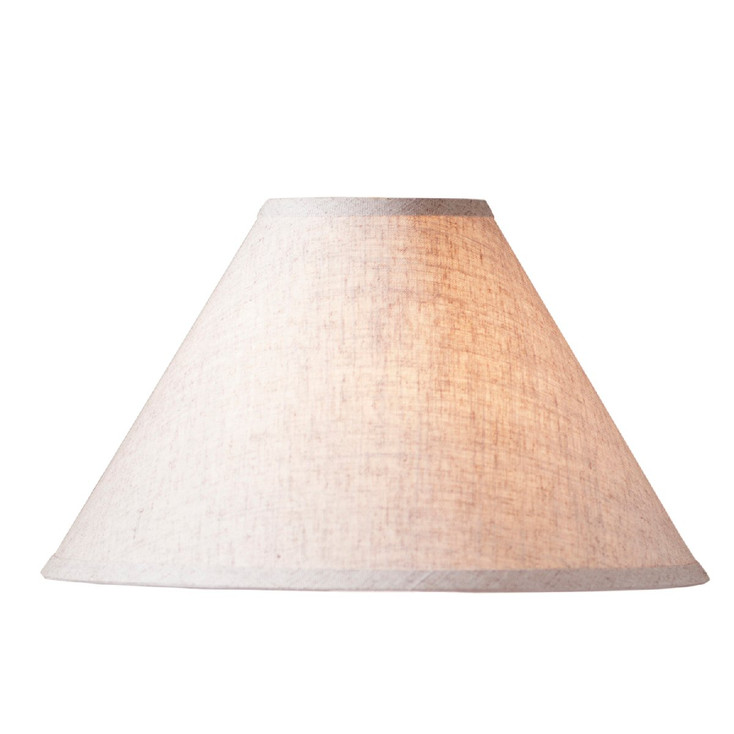 17" Ivory Linen Lamp Shade