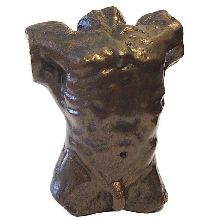 Male Torso Pocket Art Statue by Auguste Rodin