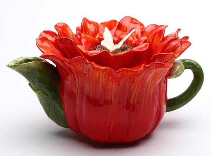 Sunflower Porcelain Teapot