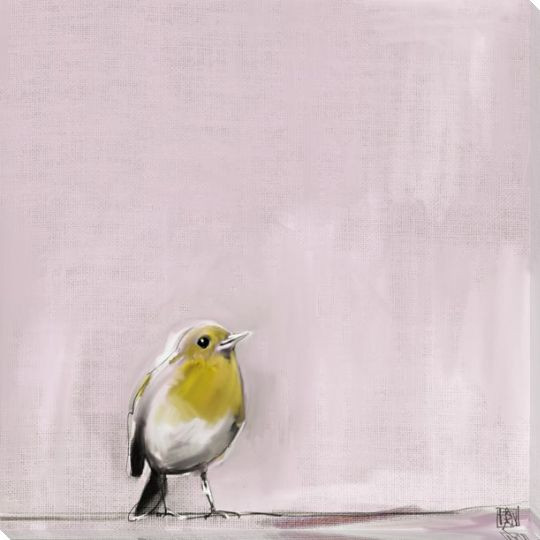 Tweet Tweet Bird 2 Wrapped Canvas Giclee Art Print Wall Art