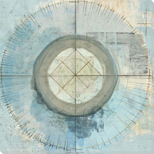 Circle Coalition Cool 6 Wrapped Canvas Giclee Art Print Wall Art
