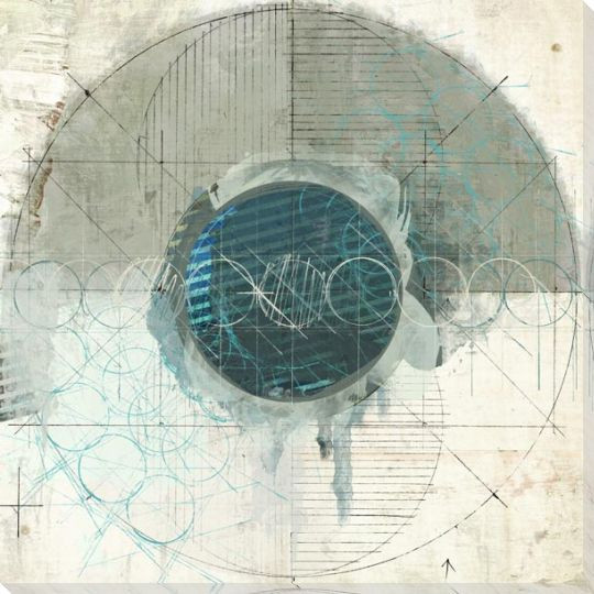 Circle Coalition Cool 8 Wrapped Canvas Giclee Art Print Wall Art