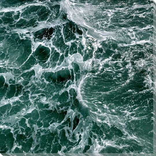 Ocean Views II Wrapped Canvas Giclee Art Print Wall Art