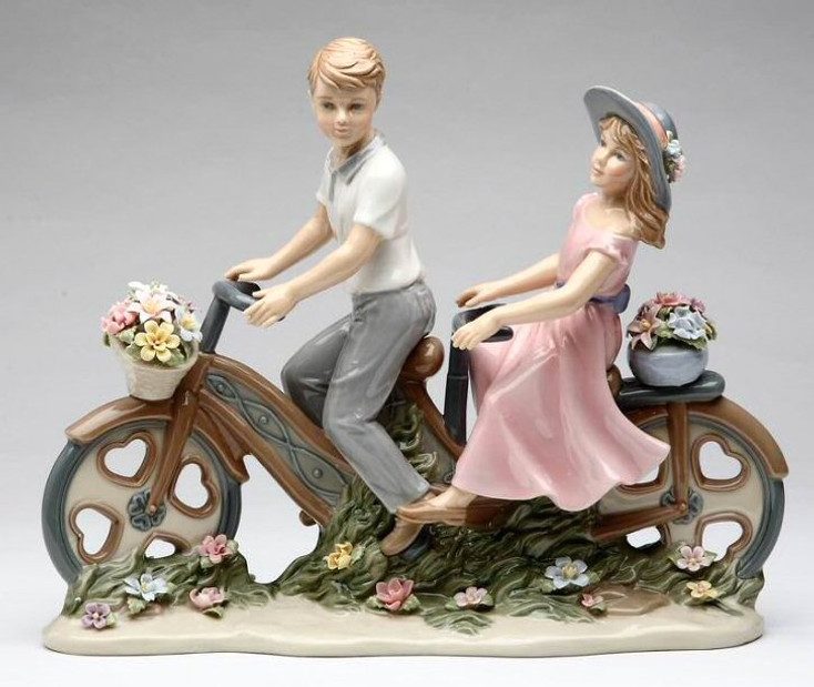 I Take You For a Ride Porcelain Sculpture