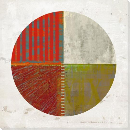 Pie Chart Construction 5 Wrapped Canvas Giclee Art Print Wall Art