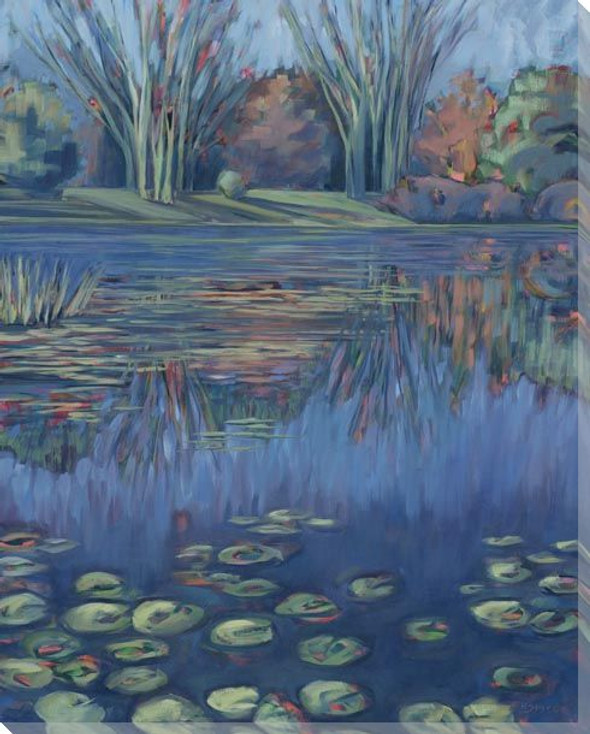 Reflection Pond Wrapped Canvas Giclee Art Print Wall Art