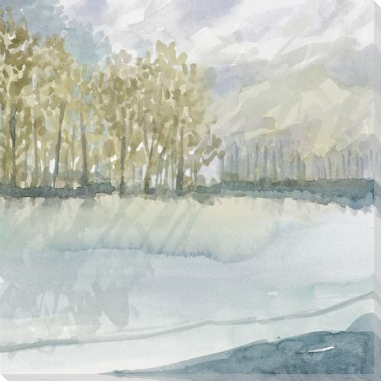 Laurel Grove Right Wrapped Canvas Giclee Art Print Wall Art