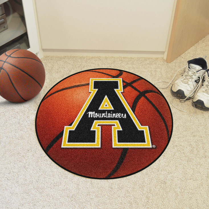 27" Appalachian State University Basketball Style Round Mat