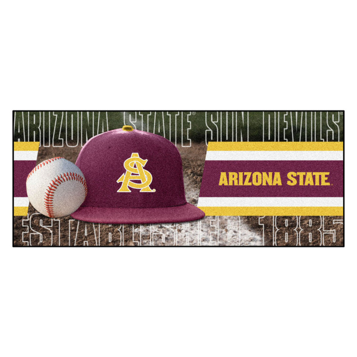 30" x 72" Arizona State Baseball Style Rectangle Runner Mat