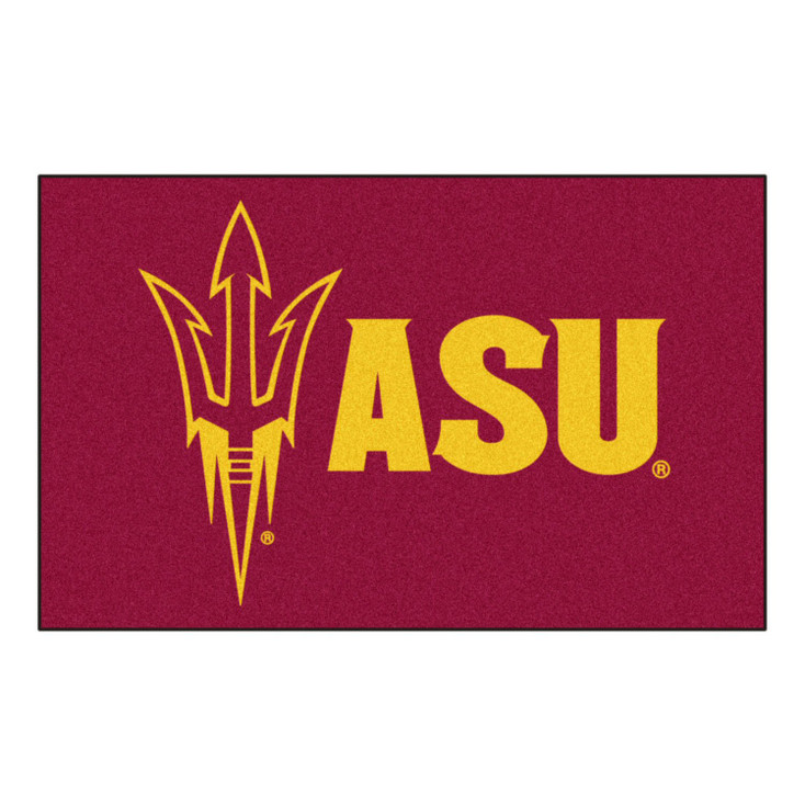 59.5" x 94.5" Arizona State University Pitchfork Logo Maroon Rectangle Ulti Mat