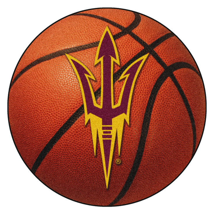 27" Arizona State University Basketball Style Round Mat