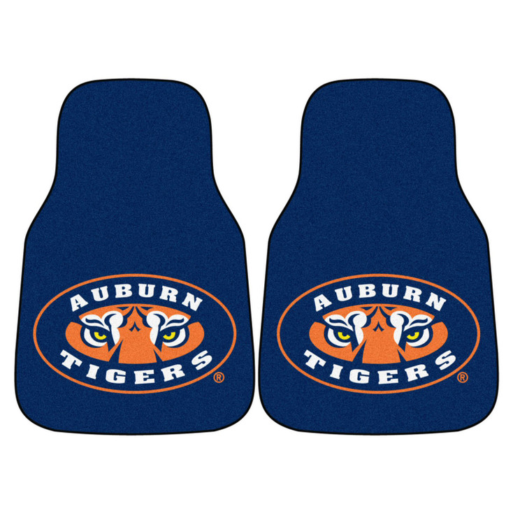 Auburn University Tigers Carpet Car Mat, Set of 2