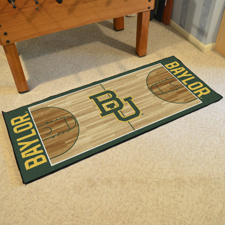 30" x 72" Baylor University NCAA Basketball Rectangle Runner Mat