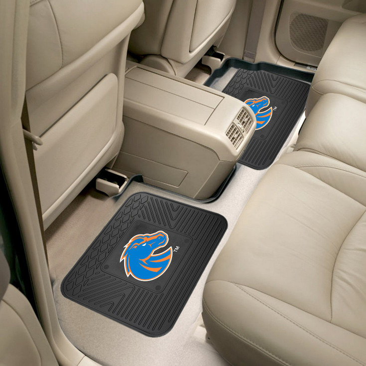 Boise State University Heavy Duty Vinyl Car Utility Mats, Set of 2