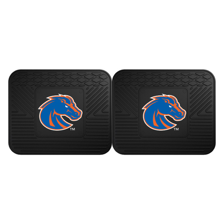 Boise State University Heavy Duty Vinyl Car Utility Mats, Set of 2