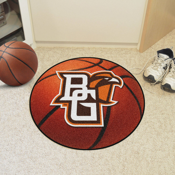 27" Bowling Green State University Basketball Style Round Mat