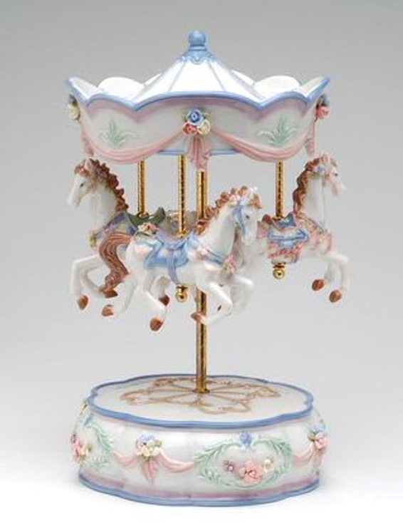 Merry-Go-Round Musical Music Box Sculpture