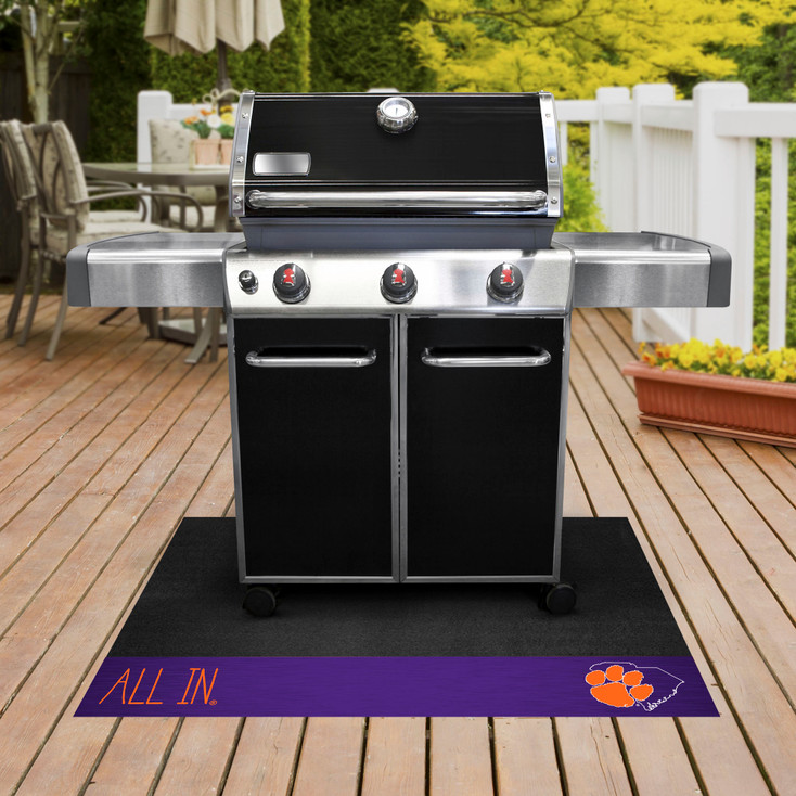 Clemson University Southern Style Grill Mat