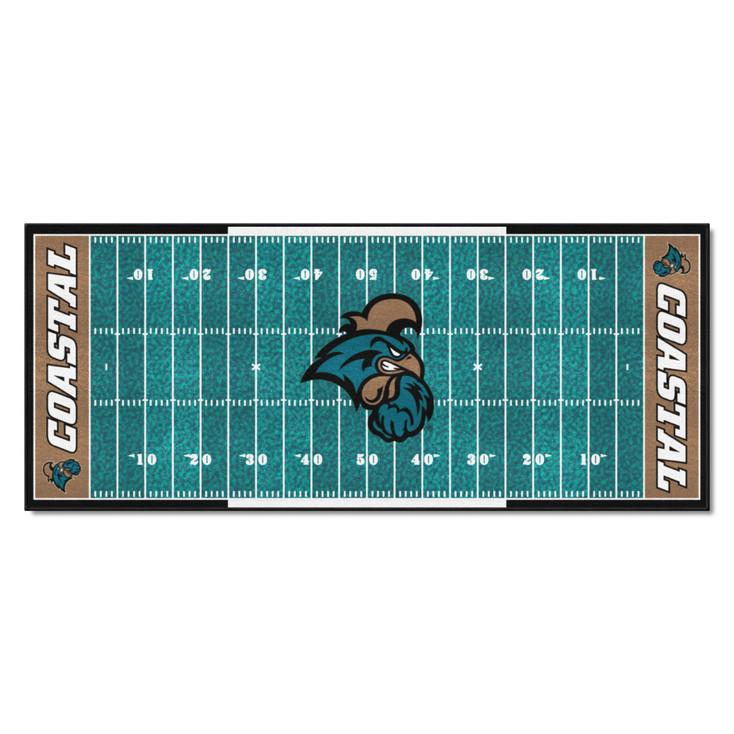 30" x 72" Coastal Carolina University Football Field Rectangle Runner Mat