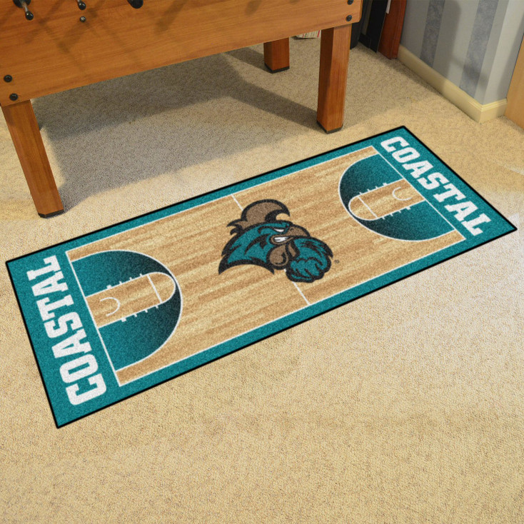 30" x 72" Coastal Carolina University NCAA Basketball Rectangle Runner Mat