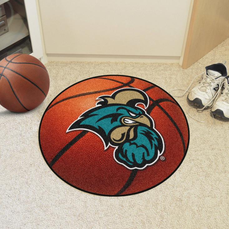 27" Coastal Carolina University Basketball Style Round Mat