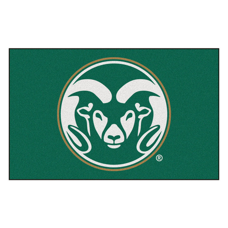 59.5" x 94.5" Colorado State University Green Rectangle Ulti Mat