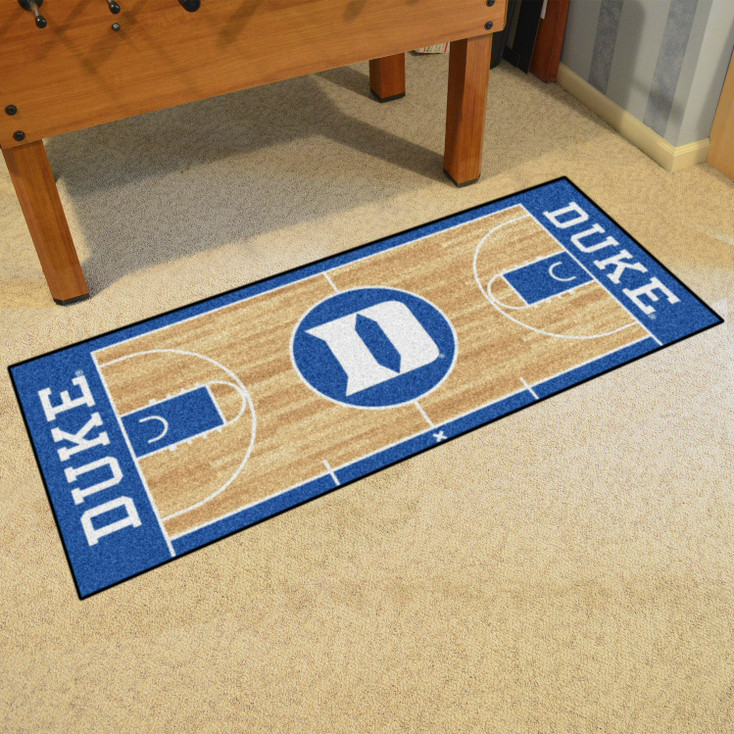 30" x 72" Duke University NCAA Basketball Rectangle Runner Mat