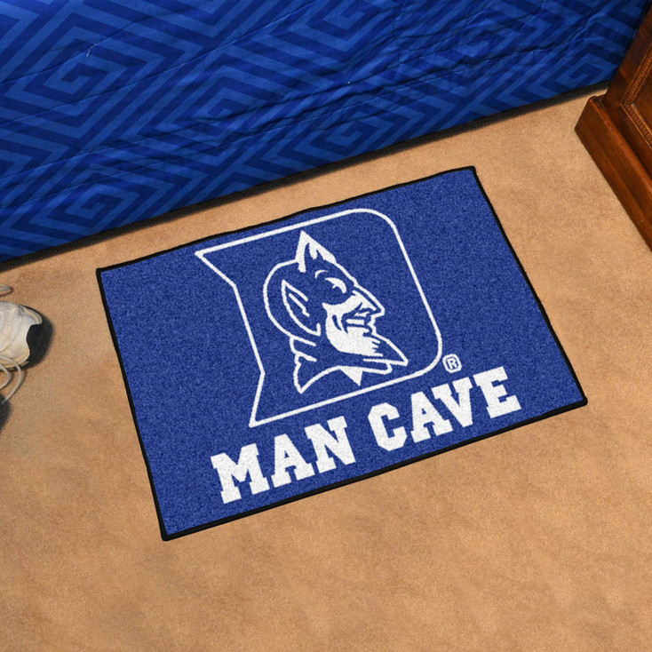 19" x 30" Duke University Blue Devils Man Cave Starter Rectangle Mat