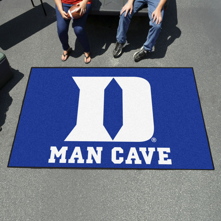 59.5" x 94.5" Duke University Blue Man Cave Rectangle Ulti Mat