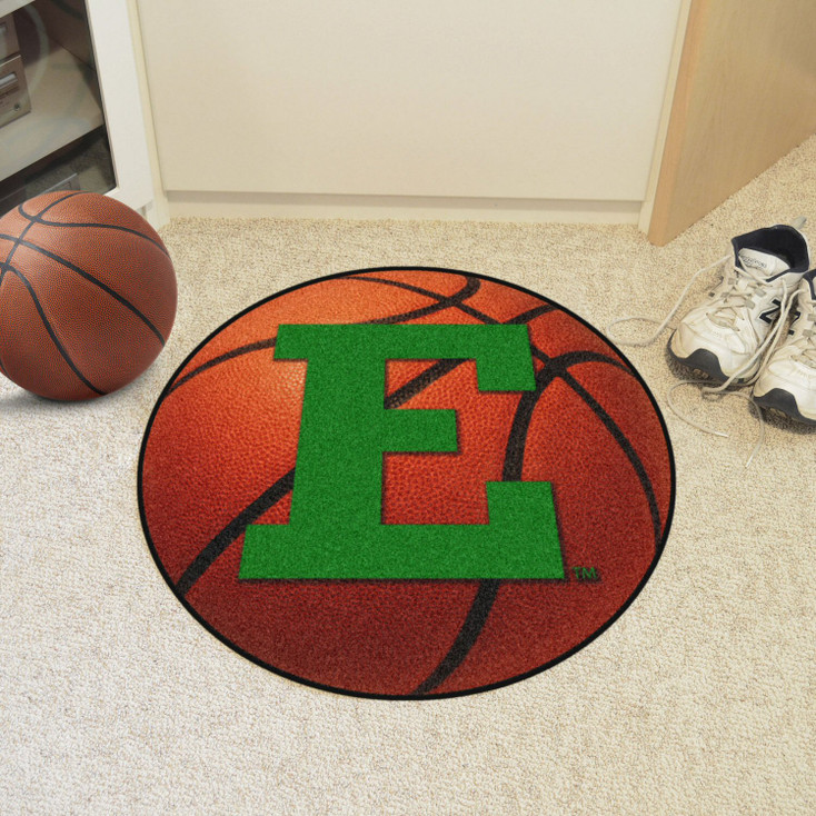 27" Eastern Michigan University Basketball Style Round Mat