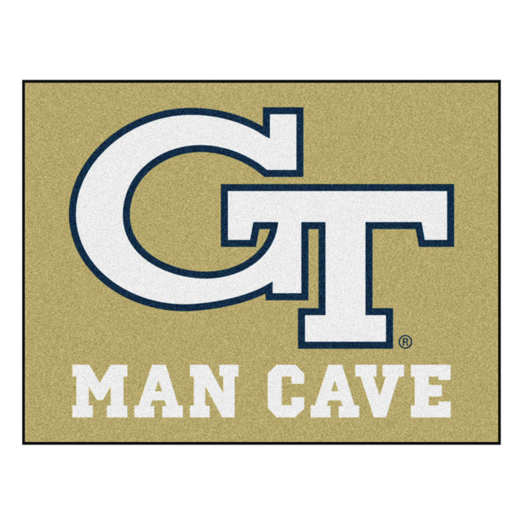 33.75" x 42.5" Georgia Tech Man Cave All-Star Rectangle Mat