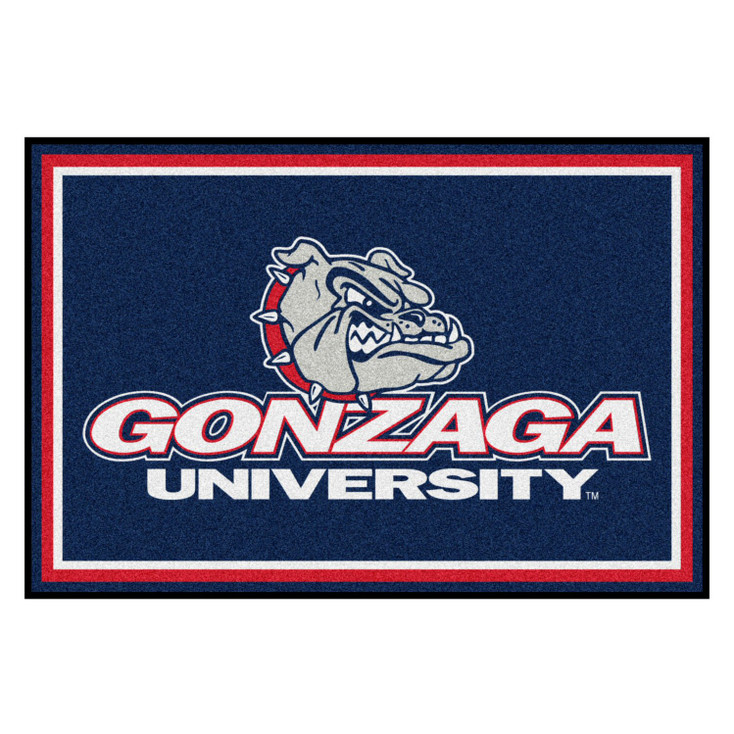 5' x 8' Gonzaga University Blue Rectangle Rug