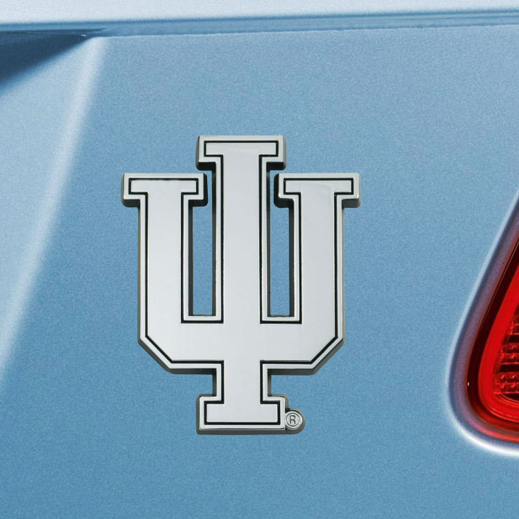 Indiana University Chrome Emblem, Set of 2