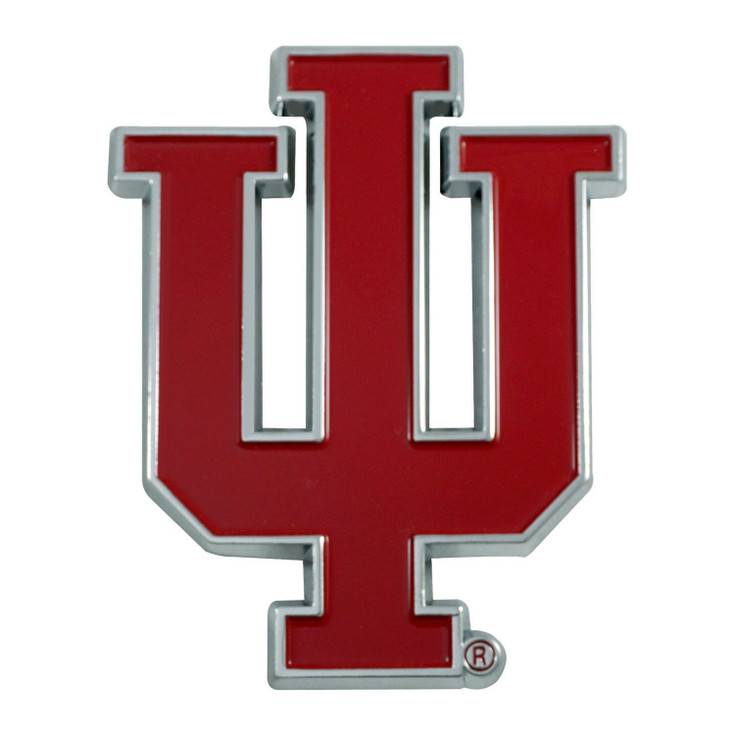 Indiana University Red Color Emblem, Set of 2