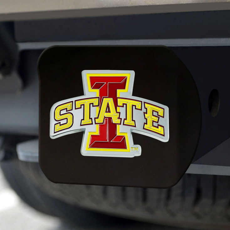 Iowa State University Hitch Cover - Color on Black